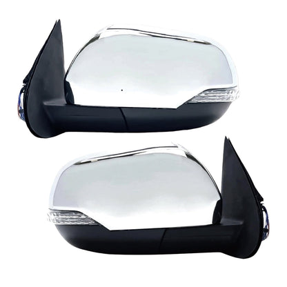 Side Wing Mirror Pair Left & Right 2x Suitable For Mitsubishi Triton / Pajero Sport 2.4L 2019-2022