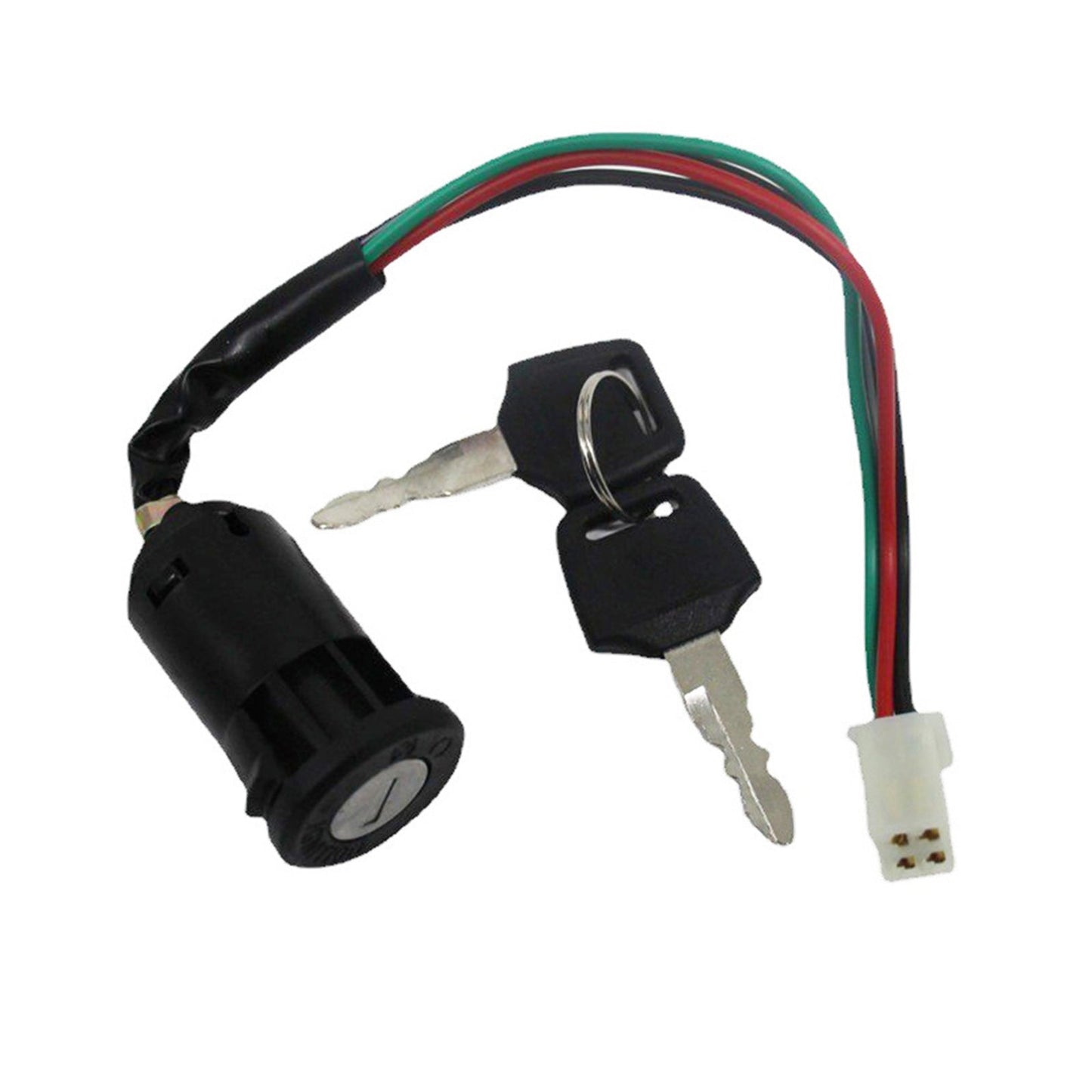 4-Wire Ignition Key Barrel Switch Suitable for PIT Quad Dirt Bike ATV