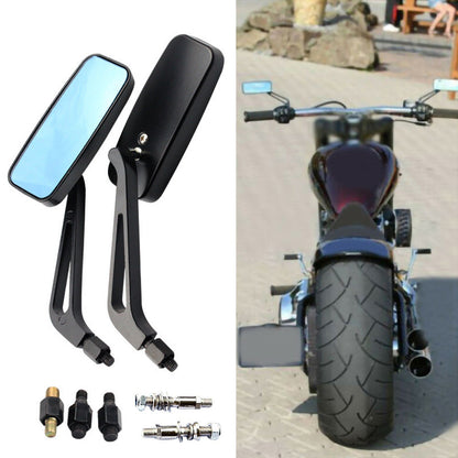 8-10mm Motorcycle Mirrors Suitable For Chopper, Cruiser, Bobber, Racer & Cafe Scooter