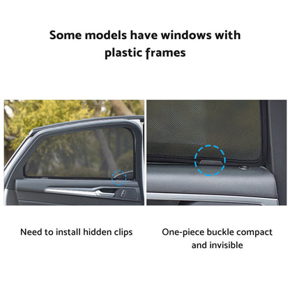 Car Window Sun Shade Magnetic Mesh Suitable For Mitsubishi Outlander 2013-2022