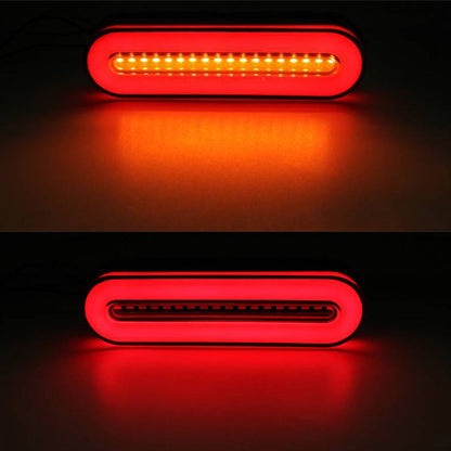 2X Tail Lights 18 LED Stop Flowing Turn Signal Brake Rear Truck Trailer ATV UTV.