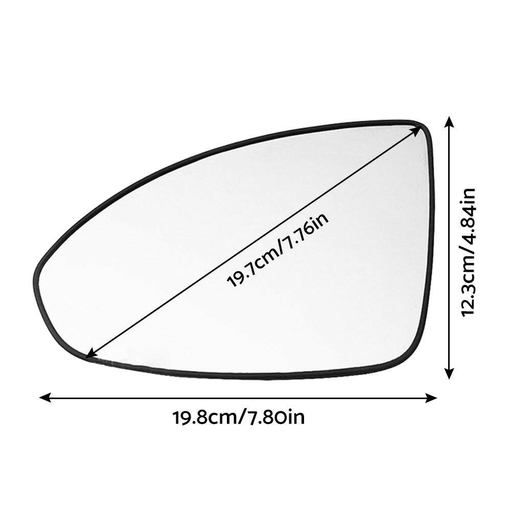 Left Side Mirror Glass With Base Suitable For Holden Cruze JG JH 2009-2016.