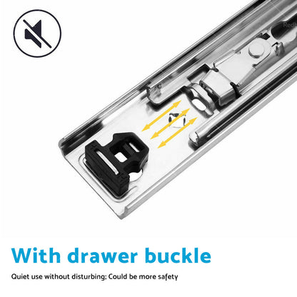 PAIR 90KG Loading Capacity Locking Drawer Slide Runner Trailer 800mm or 1600mm.