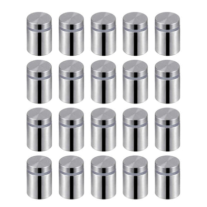 20x Stainless Steel Standoff Bolts Suitable For Sign and Advertisement Mounting.