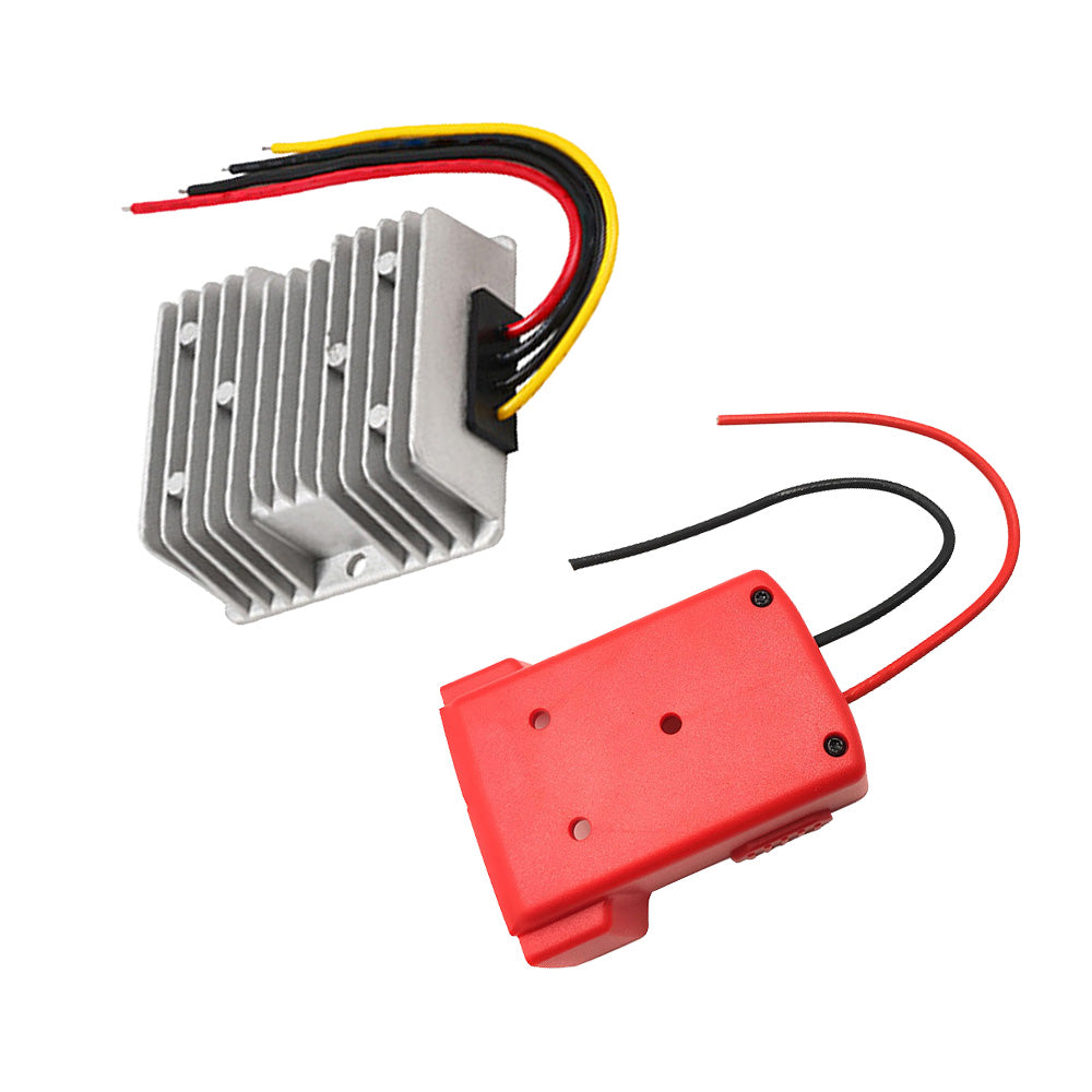 Step Down Voltage Converter Compatible with Milwaukee Battery Dock DIY Adapter.