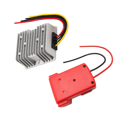 Step Down Voltage Converter Compatible with Milwaukee Battery Dock DIY Adapter.