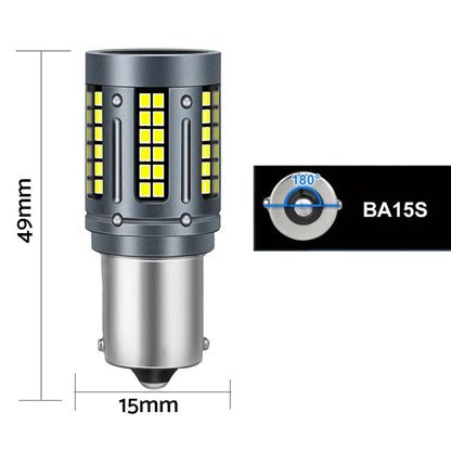 LED White Rear Reverse Bulbs BA15s Suitable For Holden Commodore VT VX VY VZ VE.