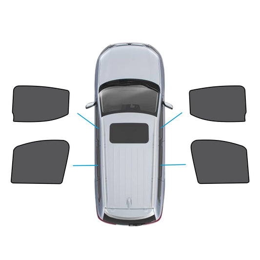 Front & Rear Magnetic Sun Shade Mesh Blind Suitable For LDV T60 Ute 2017-2024 UVB Protection