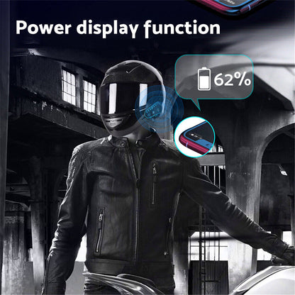 Bluetooth 5.0 Wireless Motorcycle Helmet Headset Intercom Motorbike Headphone Suitable For All Helmets