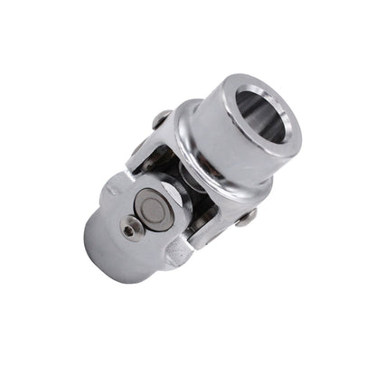 Universal Single Steering Shaft U-Joint Stainless Steel 3x3 or 4x4 inch Round