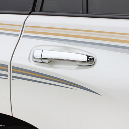 Chrome Door Handle Cover With Bowl Trim Suitable for Toyota Prado 4.0L V6