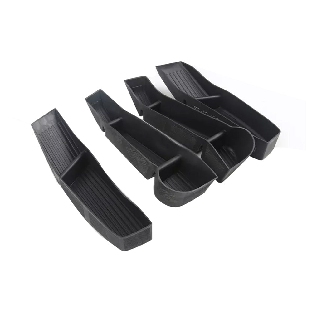 Suitable for Tesla Model Y 4PCS Front Rear Door Side Storage Box Tray Organizer.