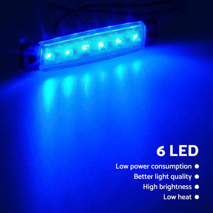 12x LED Deck Courtesy Lights Suitable for Marine Boat 12V Waterproof