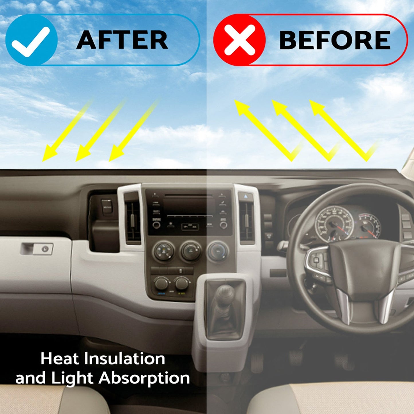 Non-Slip Dash Mat Suitable For Hyundai Palisade Wagon 2020-2023 (No Heads-Up Display)