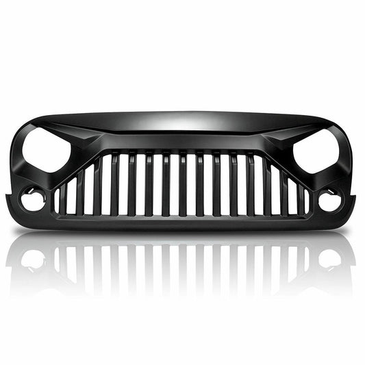 Black Front Gladiator Grille Vander Grill Suitable For Jeep Wrangler JK Unlimited 2007-2018