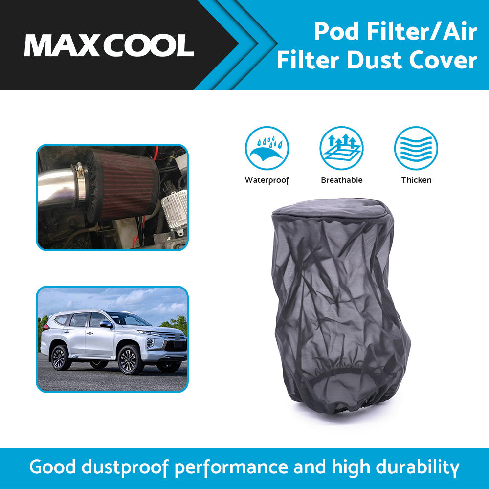 Air Filter Protective Cover Dustproof for High Flow Air Intake Filters Universal.