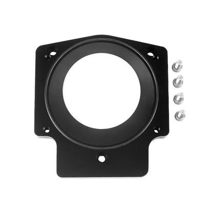 102mm Throttle Body Spacer Adapter Suitable for GM LS1 LS2 LS6 Engines Black