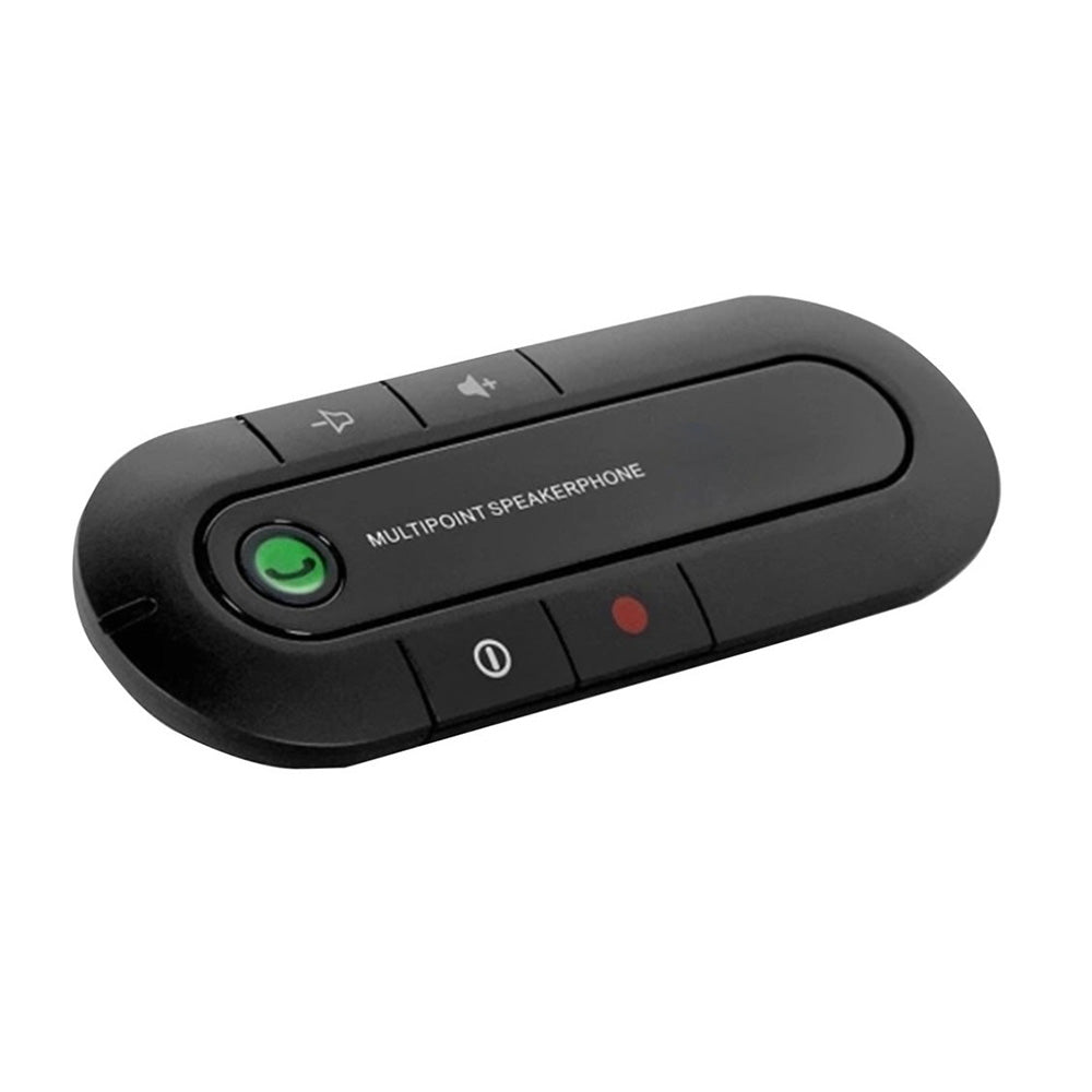 Bluetooth Handsfree Speaker MP3 Player With Sun Visor Clip & Car Charger Suitable For Universal Cars