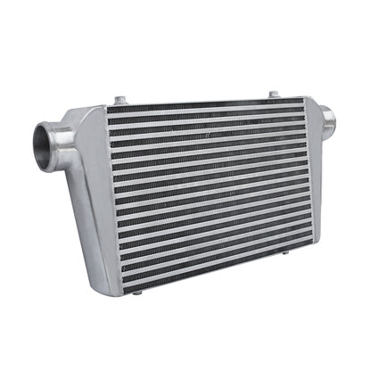 3 Inch Universal Aluminum Intercooler Turbo Bar Plate Front Mount FMIC 450x300x76mm