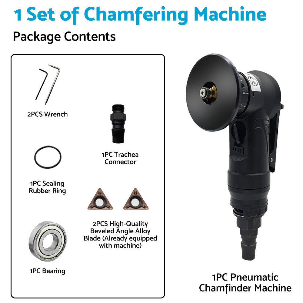 Air Chamfering Tool Suitable For Mini Pneumatic Beveling and Deburring Applications