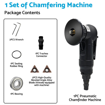 Air Chamfering Tool Suitable For Mini Pneumatic Beveling and Deburring Applications
