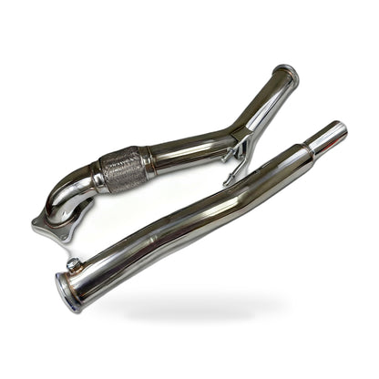 3" Exhaust Inlet Pipe Suitable for VW Golf GTI Jetta Passat Audi MK5 MK6 - ZT2
