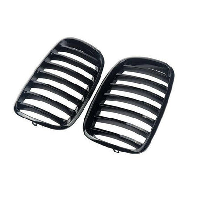 Front Bumper Kidney Grill Grille Gloss Suitable For BMW E70 X5 / E71 X6 2007-2013.
