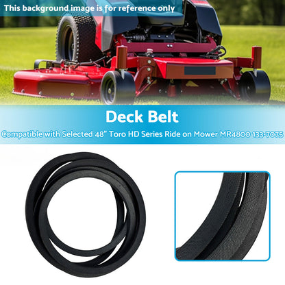 Deck Belt Suitable For Selected 48 inch  Toro HD Series Ride on Mower MR4800 133-7075.