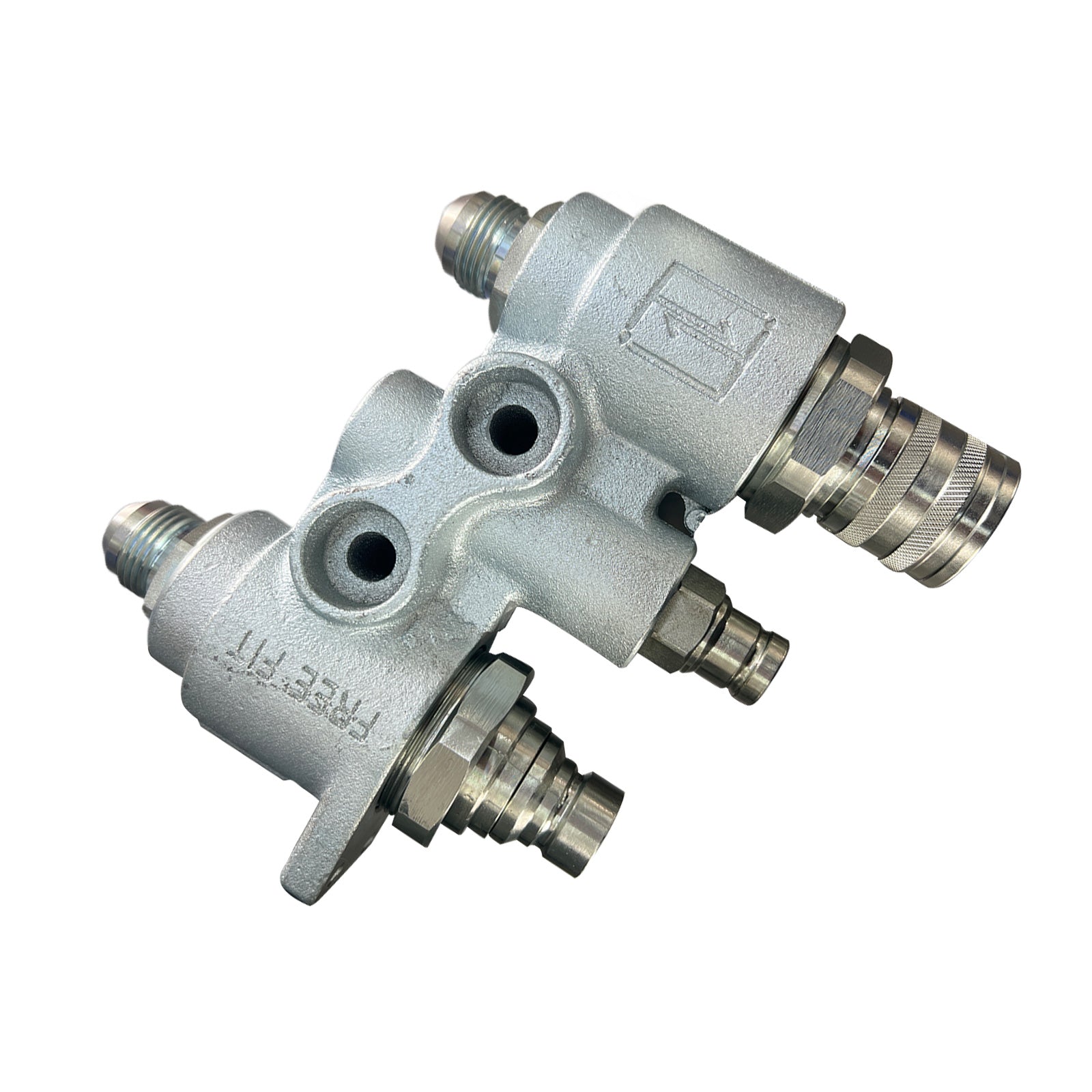 For Bobcat Hydraulic Block Quick Coupler Flat Face FFH Auxillary Valve 6678076.