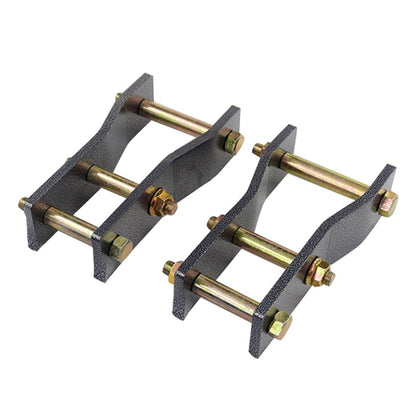 2x Rear Extended Greasable Shackles 2 inch  50mm Lift Suitable For Toyota Hilux KUN26.
