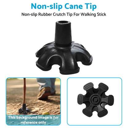Non-slip Rubber Cane Tip Suitable for Universal Walking Stick