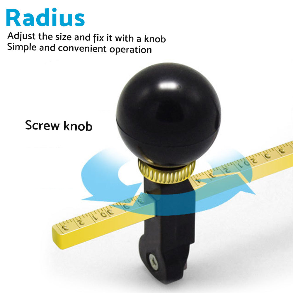 40cm Round Glass Cutter With Tungsten Carbide Cutting Wheel Suitable For Glazing