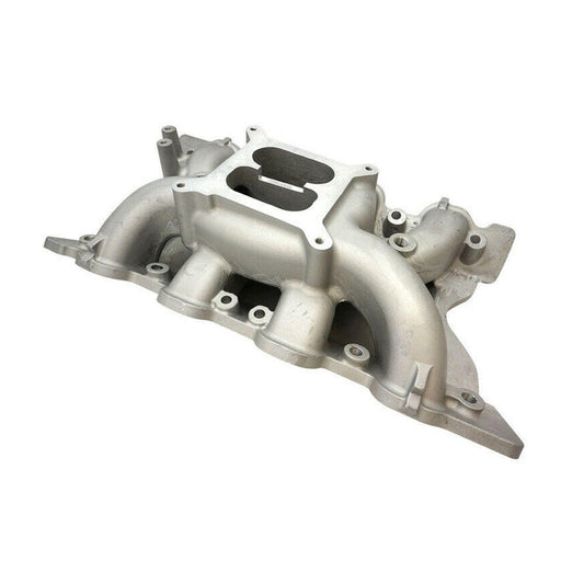 Intake Manifold, For SB Ford 302, 351 Cleveland, Dual Plane, Aluminium.