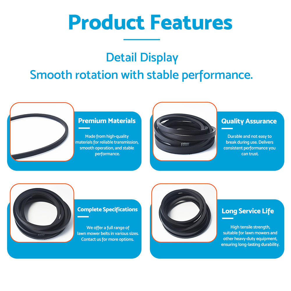 Drive Belt 1/2" x 92.5" Suitable for Husqvarna 2042 LS