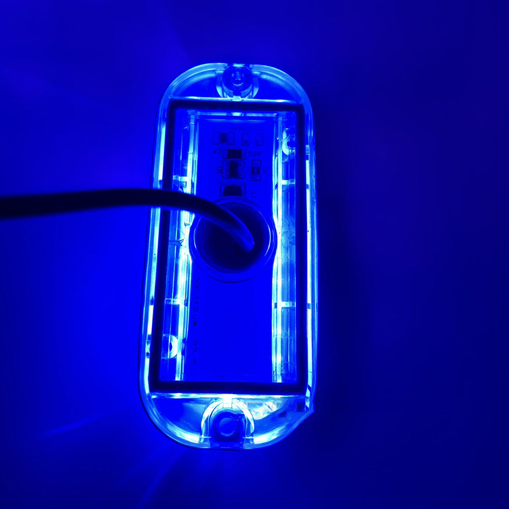 42LED Boat Light Underwater Marine Transom Lights 316 Stainless Steel Pontoon.