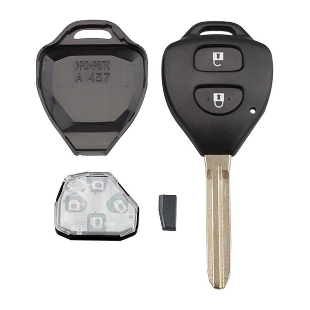 Complete Remote Car Key Suitable for Toyota Hilux 2005-2009