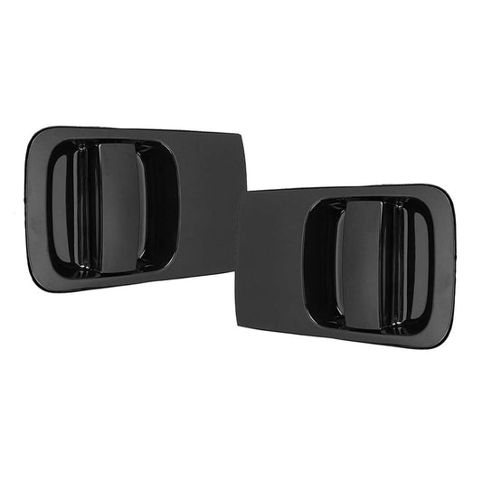 Pair LH+RH Outer Sliding Door Handle Black Suitable for Hyundai ILoad