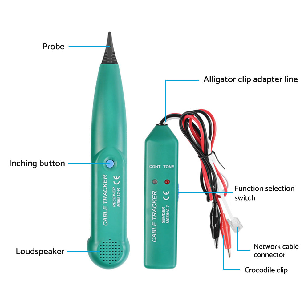 Cable Finder Tone Generator Probe Suitable for Wire Network Telephone