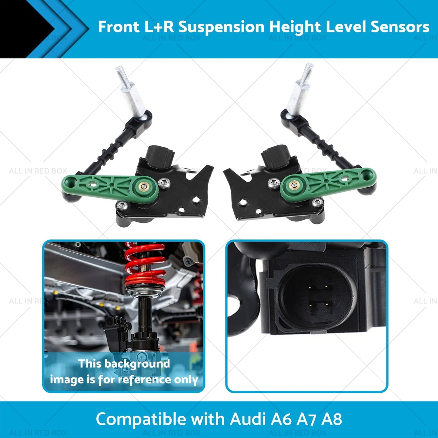 Front LR Suspension Height Level Sensors 4H0941285G Suitable for Audi A6 A7 A8.