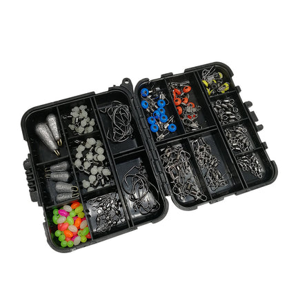 177-Piece Professional Fishing Accessories Kit Suitable For Outdoor Use ¡§C Includes Tackle Box, Swivels, Hooks & Beads.