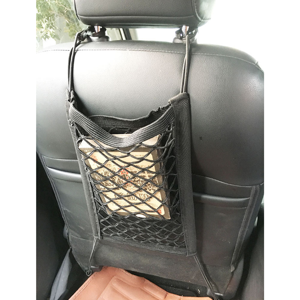 Car & Truck Seat Mesh Storage Net Bag Organizer Suitable for Universal Fit