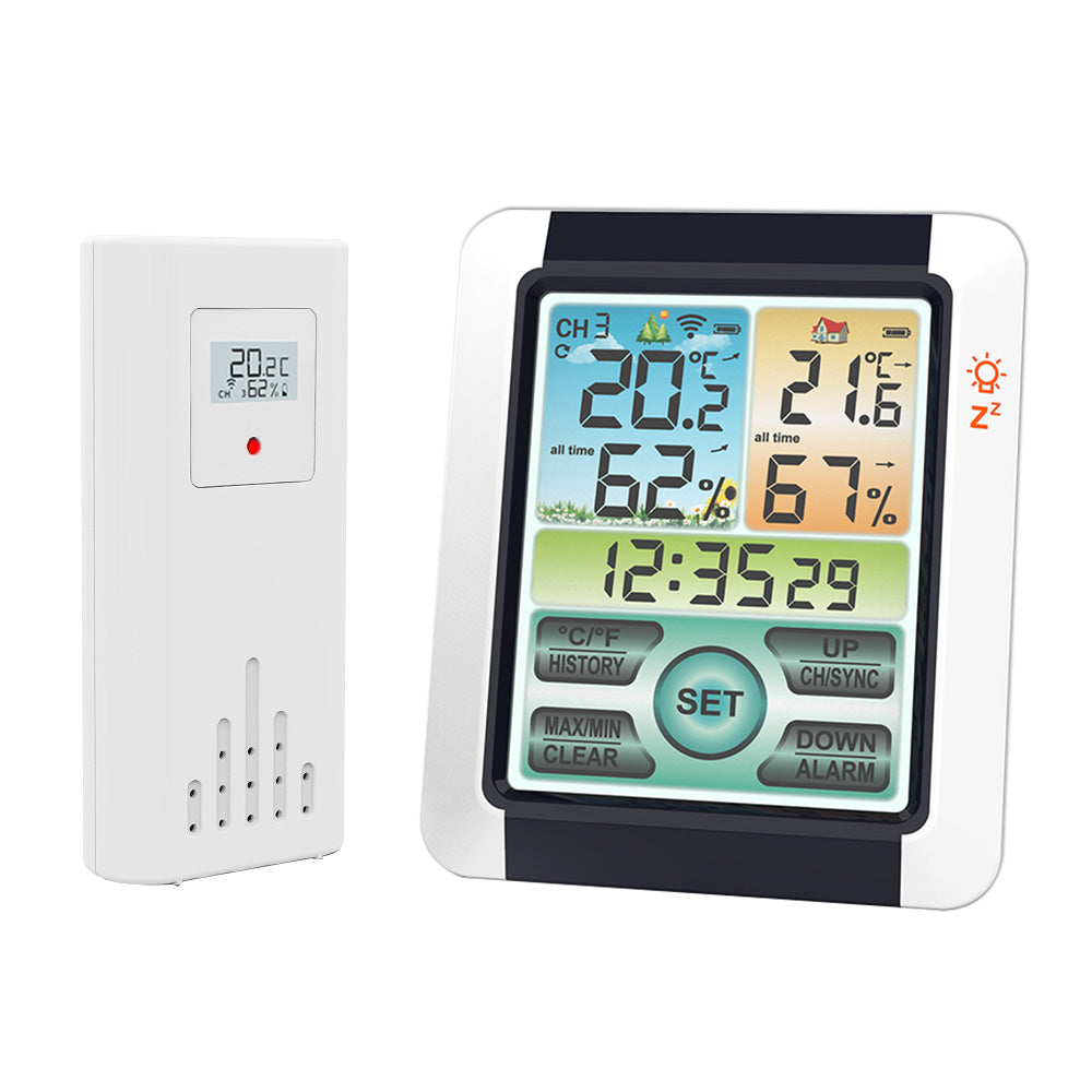 Hygrometer Thermometer Digital Temperature Humidity Meter LCD Display Wireless.