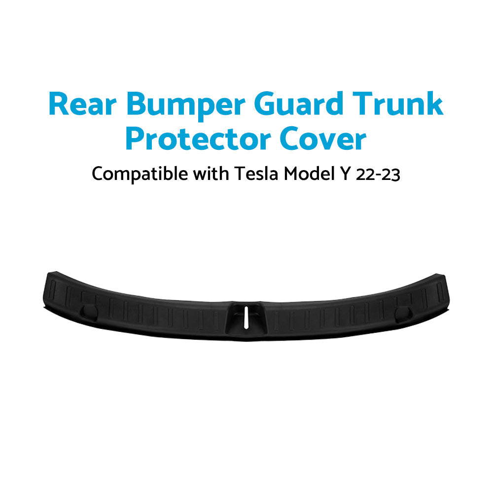 Rear Bumper Guard Trunk TPE Protector Cover Suitable For Tesla Model Y 22-23.