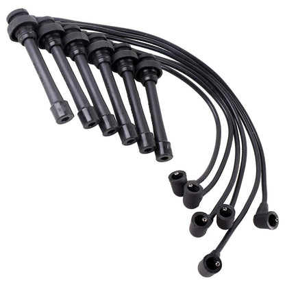 Ignition Spark Plug Lead Set Suitable For Mitsubishi Pajero NL NM NP 6G74 3.5L V6 1997-2003.