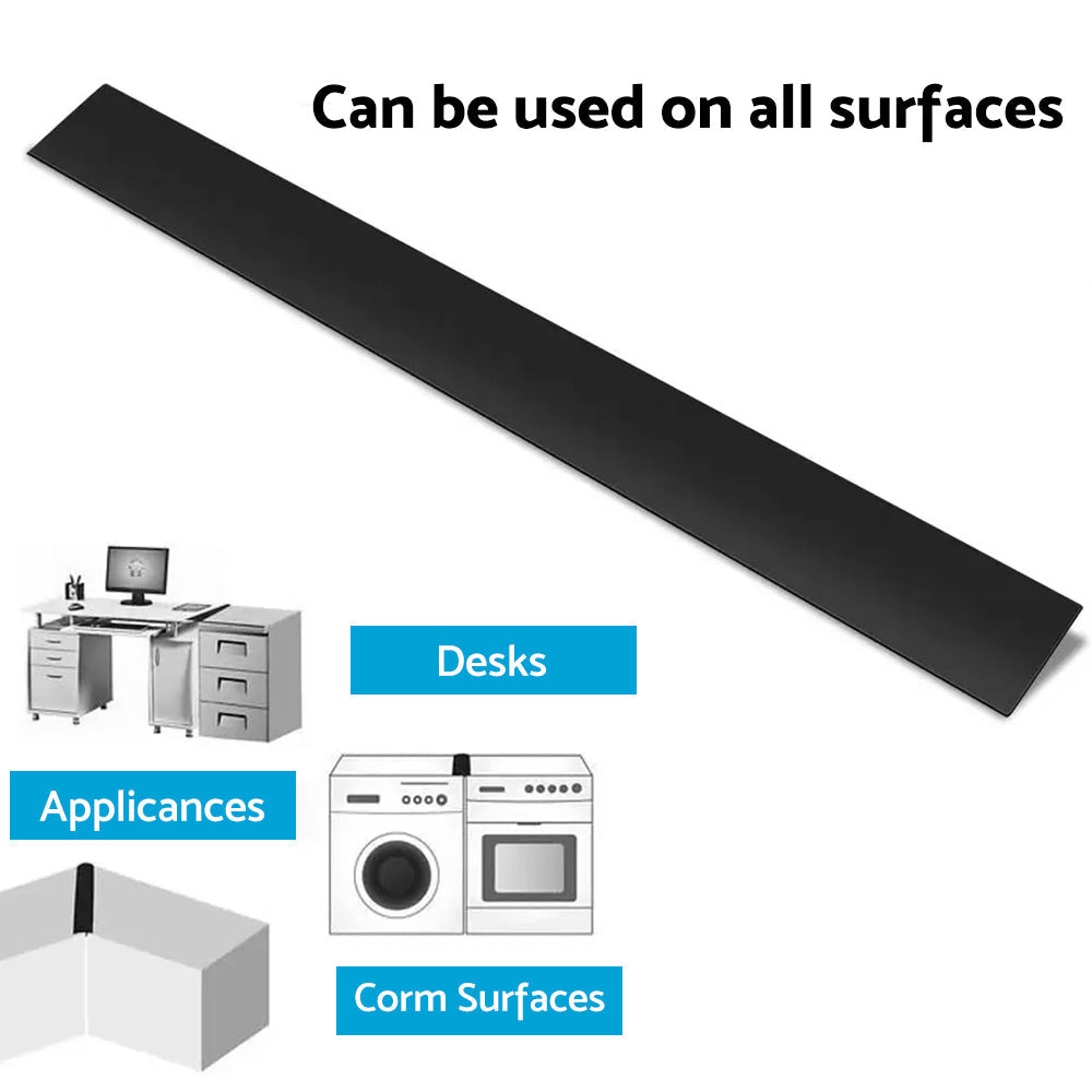 Kitchen Silicone Stove Counter Gap Cover Oven Guard Spill Seal Slit Filler Suita