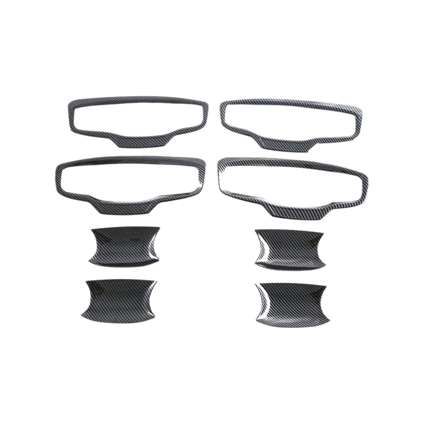 Carbon ABS Door Handle Bowl Cover Trim Suitable For Mitsubishi MV Triton 2023-2025
