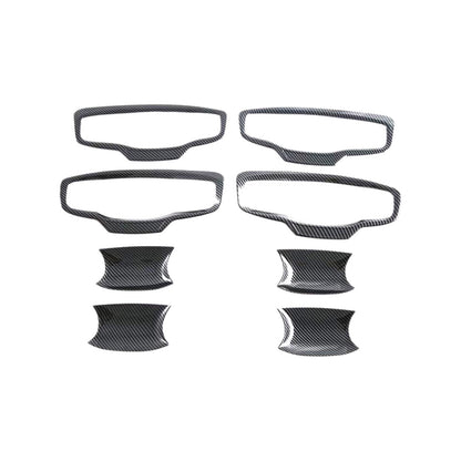 Carbon ABS Door Handle Bowl Cover Trim Suitable For Mitsubishi MV Triton 2023-2025