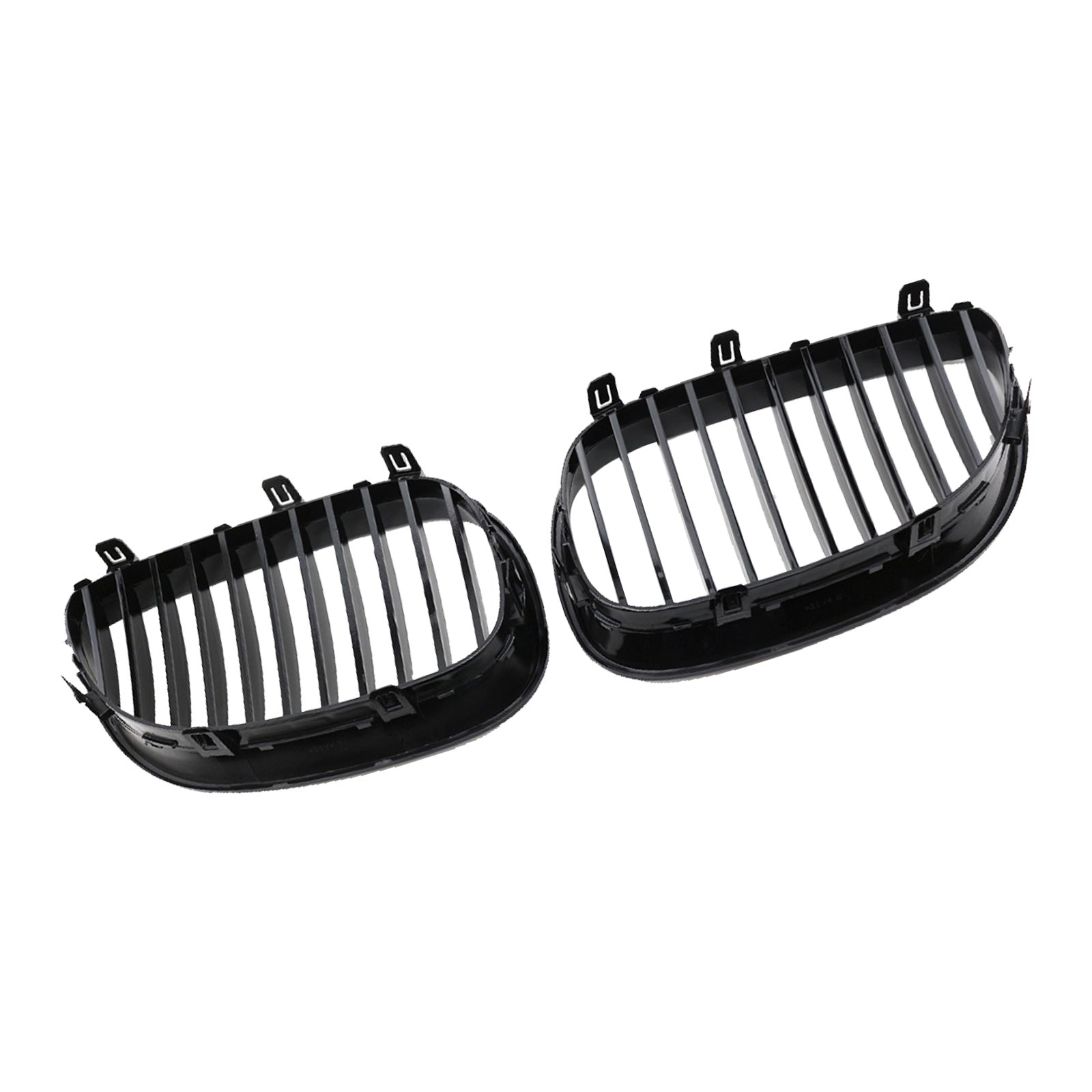 Gloss Black Front Grille Grill Suitable For BMW E60 E61 5 Series 2003-2010.