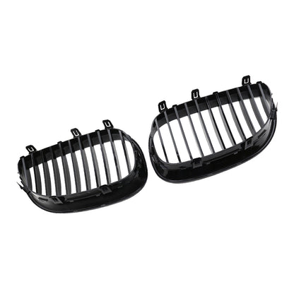Gloss Black Front Grille Grill Suitable For BMW E60 E61 5 Series 2003-2010.