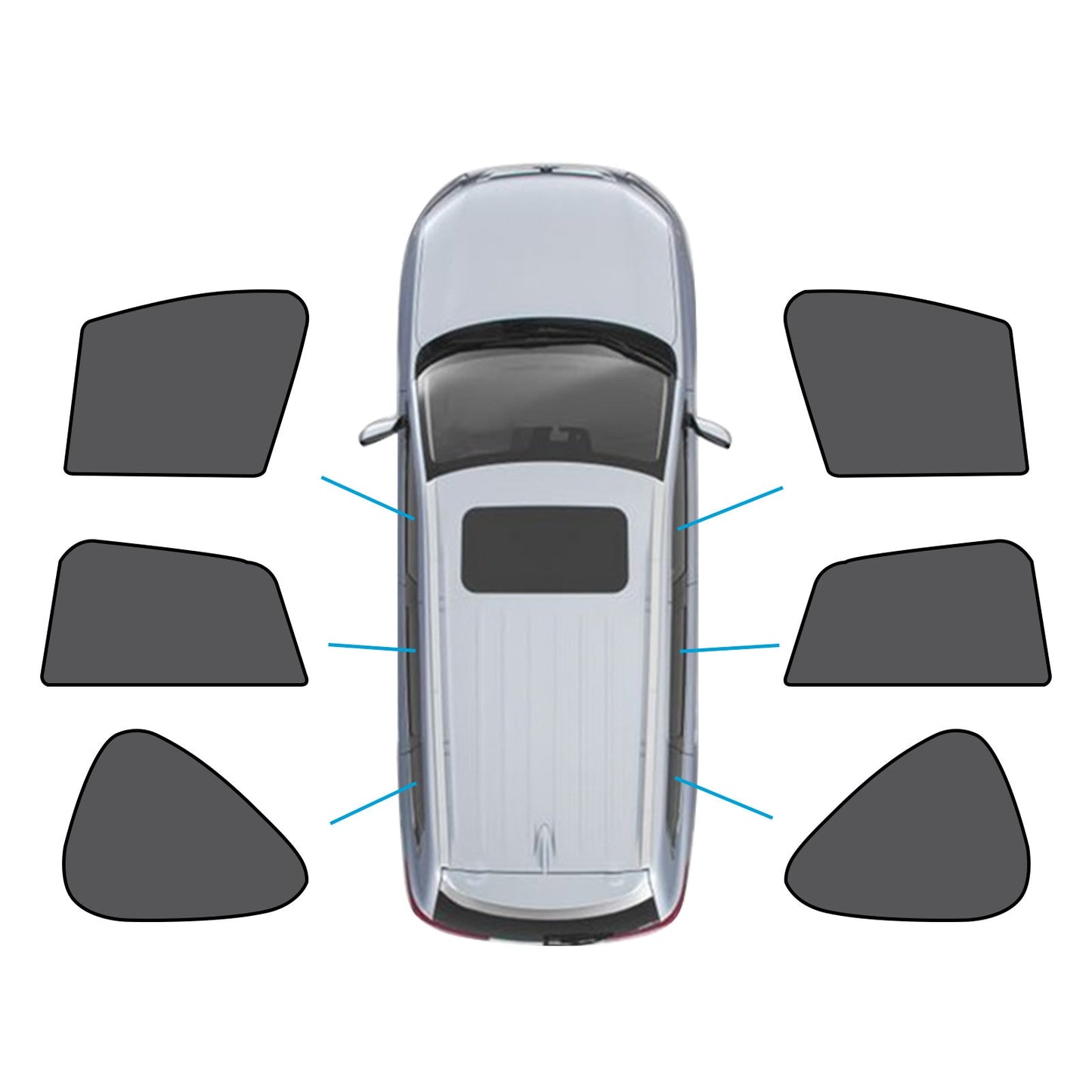 2x Car Window Shades Suitable For Mazda CX-5 KE 1st Gen 2012-2017 UV Protection